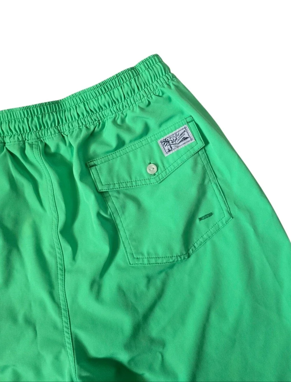 Polo Ralph Lauren Men's Traveller Swim Short in Toucan Green